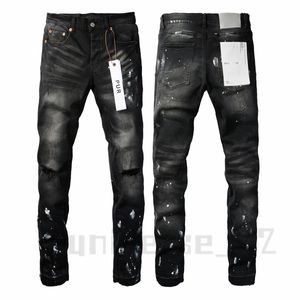 Nya högkvalitativa män Purple Jeans Designer Jeans Fashion Distressed Ripped Denim Cargo For Men High Street Fashion Blue Jeans Women's Mens Rock Revival Jeanspge7