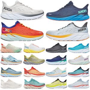 Hoka One Clifton 8 운동 신발 운동화 Bondi 8 탄소 x 2 운동화 충격 도로 패션 남성 여성 최고 디자이너 여성 남성 크기 36-45