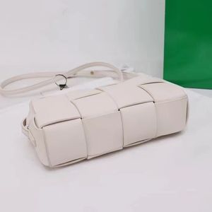 Umhängetaschen, Leder-Umhängetasche, Damenmode-Handtasche, Umhängetasche, kariert, gewebt, kleine quadratische Unterarmtasche, Top-Qualität