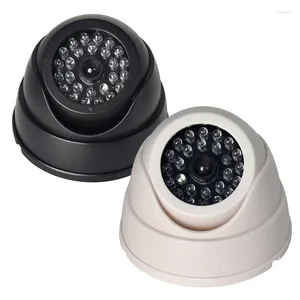 Simulation Conch Camera Dummy Dome Fake Security Durable CCTV False IR Night Inspecting LED Flashing Red Anti-thief