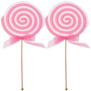 Party Decoration Lollipop Po Model Simulated Prop Simulation Food Candy Book Vase Flowers