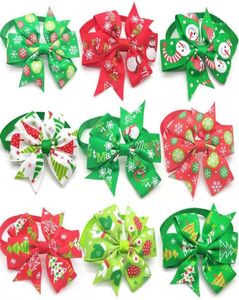 Hundkläder 3050 PC Christmas Pet Grooming Product Holiday Party Puppy Bow Tie Notse Supplies Accessories Bows9806409