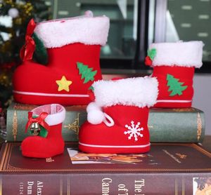 2021 ozdoby świąteczne dekoracje pończochy dekoracja wisiorka buty cukierki kreatywne torba na prezent małe ozdoby 2343410