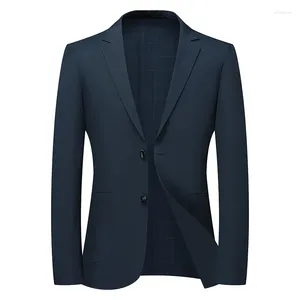 Men's Suits Burst High-quality Non-trace Pressure Glue Spring And Autumn Fashion Handsome Single Suit Business Leisure Youth