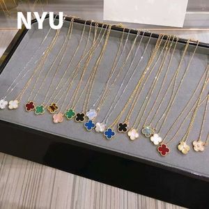 Van Clover Necklace Designer Clover Necklace 2024 New Collar Chain Luxury Fashion Gift for Girlfriend