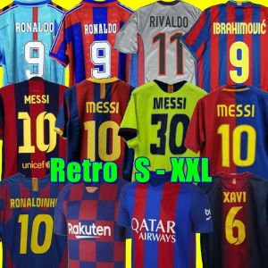 Maglie da calcio retrò barca Barcelona 96 97 07 08 09 10 11 XAVI RONALDINHO RONALDO RIVALDO GUARDIOLA Iniesta finals classic maillot de foot 1899 1999 maglie da calcio