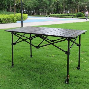 Camp Furniture Outdoor Camping Tables Vouwtafel Aluminium Alloy Portable Picnic Travel Wandeling Party Garden BBQ