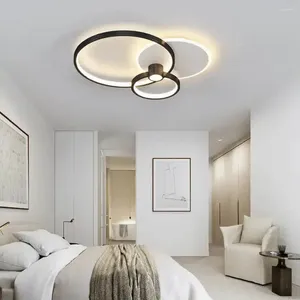 Ceiling Lights Led For Bedroom Living Room Round Minimalist Nordic Style Decorative Modern Indoor Acrylic Lamps