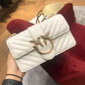 Shoulder Bag Vintage with Logo Pk Bag Autumn/Winter New Twill Sheepskin Flying Bird Wine God Chain Bag Large and Small LOVE BAG Handbag Y1LLU Tote