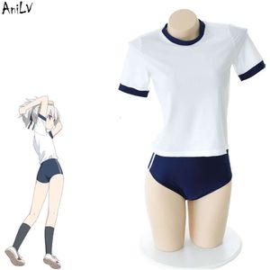 Ani Anime DARKER THAN BLACK Kirsi Swimsuit Costume School Student Girl Swimwear Uniform Pool Party Cosplay cosplay