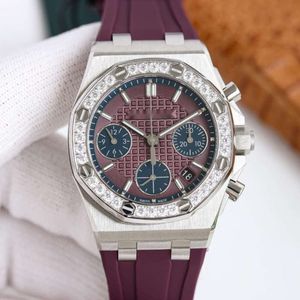 Audemap AP BP Factory Men Chronograph Classical Diamond Watch Piglet Watches A7BG Superclone Swiss Auto Mechanic