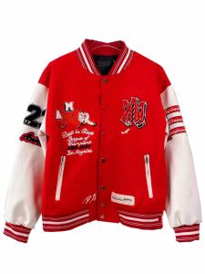23SS Top Designer Luxus Mode Street Rap Baumwolle Casual Langarm Mantel Jacke Baseball Jersey Monogramm Top Print für Männer und Frauen