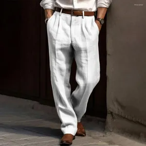 Мужские брюки, мужские свободные длинные карманы, дизайнерские брюки из дышащей ткани, повседневные брюки с эластичным поясом