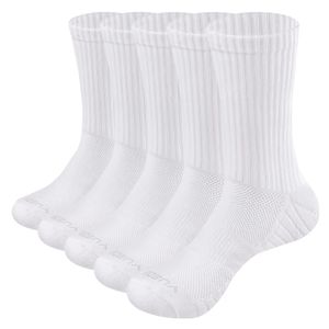 Sports Socks Yuedge Women Socks White Black Warm Cotton Cushion Cycling Running Training vandring Athletic Sports Crew Socks Storlek 36-43 EU 231101