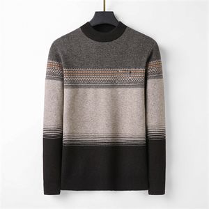 Herrdesigners tröjor Pullover män kvinnor långärmad tröja tröja broderi stickkläder par kläder vinter varma toppar w41