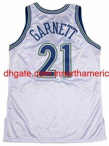 Basketlag USA 9 Kevin 34 Garnett Jersey Admirals High School Jerseys Green Herr Sömed Custom Made Size S5XL