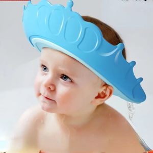 Bebê andando asas produtos de cuidados com o bebê shampoo boné à prova dwaterproof água ajustável infantil shampoo artefato bebê crianças bloqueio de água touca de banho 231101