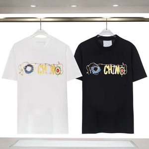 2023 Mulheres Mens Designer Camisetas Camisetas Moda Carta Teddy Bear Impressão de Manga Curta Homens Tees Roupas Casuais Top Roupas Tamanho Asiático.S-5XL