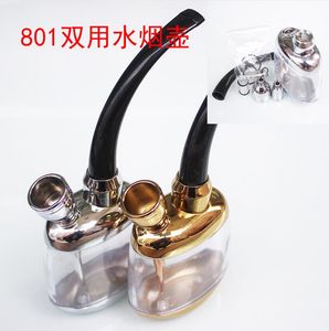 Smoking Pipes Men's waterpipe, cigarette and tobacco dual-use multi-filtration water pipe HD-801 tobacco pipe smoking equipment