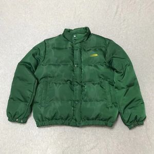 Jaquetas masculinas para baixo parka impressão crt zíper hoodie à prova de vento terno esportivo tendência contraste painel casaco com capuz