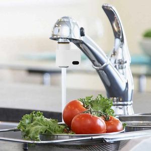 Kitchen Faucets Smart Sensor Faucet Infrared Automatic Water Saver Tap Anti-overflow Bathroom Inductive Nozzle Saving Device