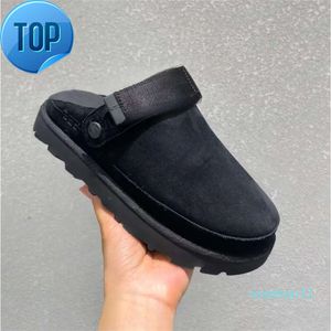 Designer Goldenstar Preto Bege Clog Chinelos Boston Clogs Golden Star Beach Sandal Cross Slides Mulheres Homens Tazz Tasman Queda Mostarda Semente Castanha Inverno SummerGk