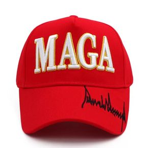 NOWOŚĆ Trump Maga Baseball Party Hats 3D Hafted 2024 Kampania Kapelusz C410