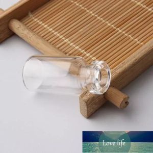 wholesale 2ml Vials Clear Glass Bottles With Corks Mini Glass Bottle Wood Cap Empty Sample Jars Small HeightxDia Cute Craft Wish Bottles