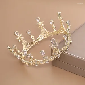 Hair Clips Princess Austrian Crystal Prom Crown For Women Wedding Jewelry Party Dress Accessories Bridal Tiaras Gifts