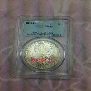 PCGs inteiros One Morgan Coins 1889-CC MS63 XF45 AU50 MS62 DMPL260I