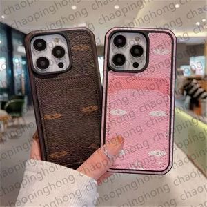 W przypadku iPhone 15 Pro Max Case Designer Case Telefon Apple iPhone 14 Pro Max 13 12 14plus 11 15pro x xs xr iPhone Case Caseics skórzana karta kredytowa uchwyt na telefon komórkowy okładka telefonu komórkowego