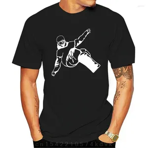 Men's T Shirts Mens Snowboard T-shirt Fashion High Quality Printed Funny Cotton European Size XS-5XL Tee