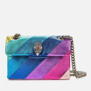 Torby na ramię Kurt Geiger w kształcie serca luksusowy designerka torba skórzana londyńska kobietę mini torba na ramię metalowy znak Pochette sprzęgło Tote Crossbo rpqj