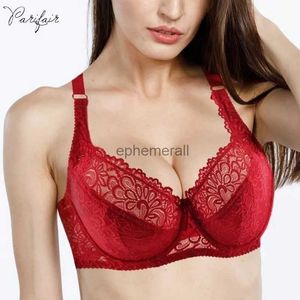 Coppia di reggiseniFairy Reggiseno ultra sottile da donna Copertura completa Sexy Morbido ferretto in pizzo imbottito Reggiseno Minimizer Bh Plus Size DD E DDD F Cup YQ231101