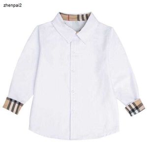 Luxury Big Boys Casual Shirts Cotton Kids Plaid Long Sleeve Shirt Spring Autumn Children Turn-Down Collar Shirt Child Tops 3-12 Years