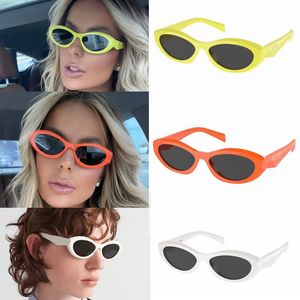 Luxury small Frame Sunglasses Womens Fashion Designer PR26 High quality Mens outdoor personality Acetate fiber Sunglasses with engraved logo on the leg