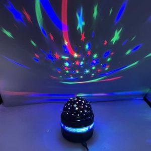 Luci notturne Rotanti LED Star Night Light USB Disco DJ Stage Party Proiettore Luce notturna stellata Giocattoli Bambini Stelle Cielo Decorazione Illuminazione P230331