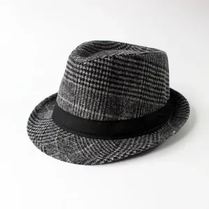 Berets outono inverno homens jazz chapéu estilo britânico tweed fedoras para masculino retro versão clássica chapeau gorras boné