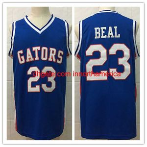 College Florida Gators Basketbol Forması Mens #23 Bradley Beal Jersey S-5XL ile Yapılan Özel Dikişli