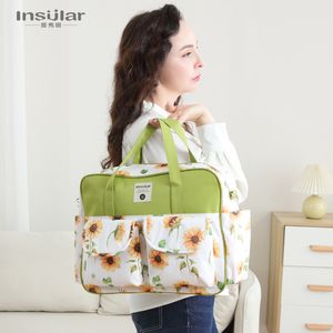 Yinxiuli Pregnant Women's Multi functional Crossbody Mommy Bag Fashion Waterproof Maternal and Infant Bag Handheld Delivery Bag Wholesale of Mother's Bag