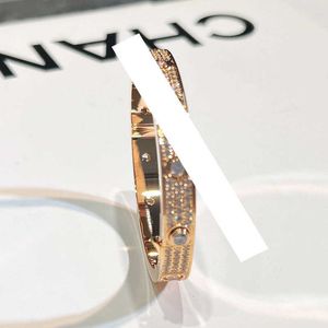 Designer Artier Jewelry Bracelet High End Straight Gold Full Diamond Grade Hand Women's With Original Box 841399