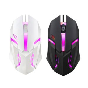 Möss E-Sports USB-kabel Musfärg LED-spel Mus 5000 DPI Kabelmus Fiber Game Mouse 231101