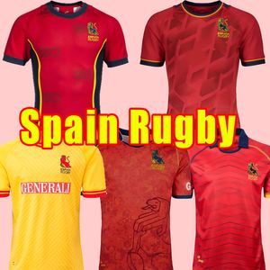 الدوري الدولي أسبانيا أعلى جودة 2021 قميص الرجبي المنزلي الوطني إسبانا قميص دوري القميص قميص إسبانيا القمصان 5XL 4XL 2022 2023