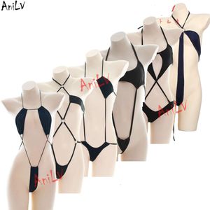 ANI Beach Girl Tree-Point One-Piece Bikini Series Costume Femmes Sexe Bandage BodySuit Pamas Lingerie Uniforme Cosplay Cosplay