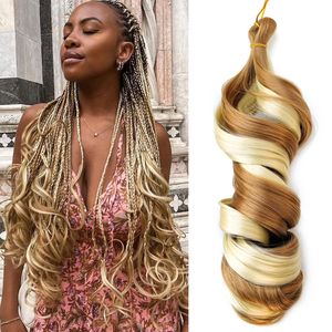 Synthetic Braiding Hair Attachments Hair Braids for African Extensions Princess Curls Braids