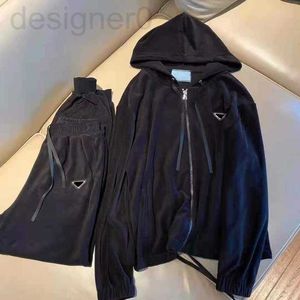 Frauen Trainingsanzüge beliebt Frauen Jacken Anzug Zweiteiler Anzüge Hoodie und Hosen für Damenmode Outwears Jacke Terry mit Bottoms Letters Sweater Sets POB6