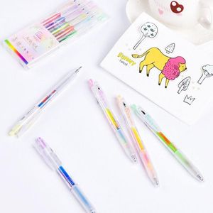 Account Student Stationery Colourful Rainbow Neutral Pen Writing Drawing Keypoints Marker Press Gradient Gel