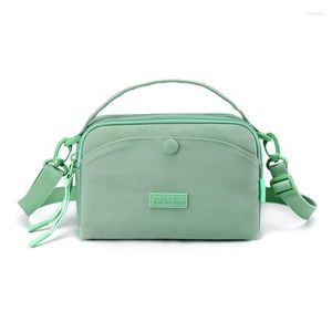 Evening Bags Women's Fashion Trend Shoulder Bag Multilayer High Capacity Nylon Crossbody Commuting Simple Versatile Backpack