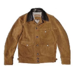 Jaqueta masculina de couro falso camurça Alston com 3 bolsos estilo ocidental robusto outono inverno 231031