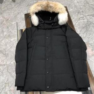 Top Men's Wyndham Winter Jacket Arctic Coat Down Parka Hoodie With Fur Sweden Homme Doudoune Manteau Canada Designer2451